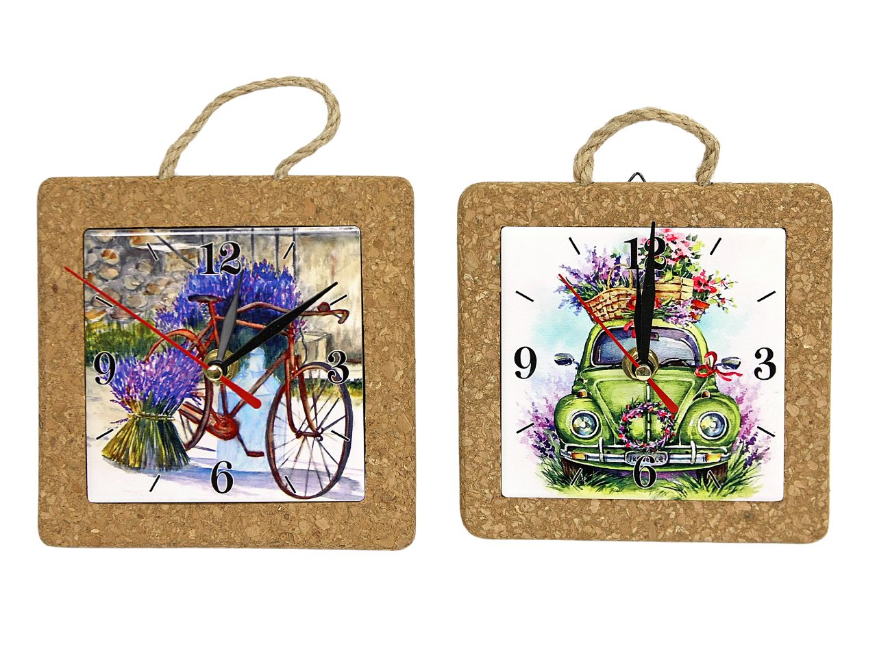 OROLOGIO CERAMICA LAVANDA 15X15X4 L2324