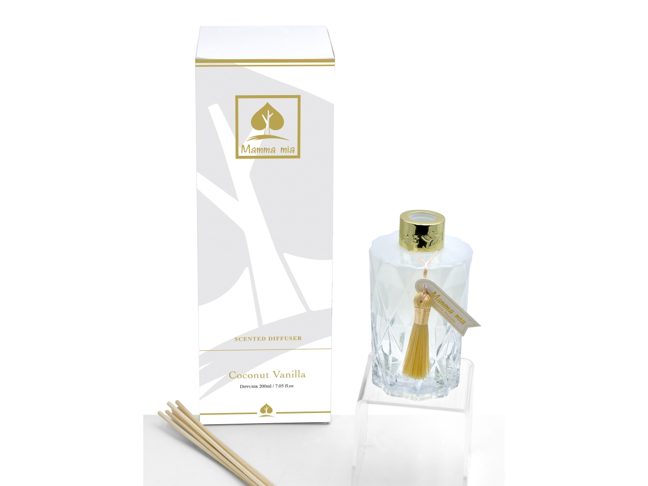 DIFFUSORE COCONUT BRACH 220ML L2446 DIFFUSORE COCONUT BRACH 220ML L2446