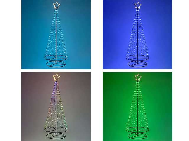 ALBERO CONICO 550 LED 280cm 69312 $