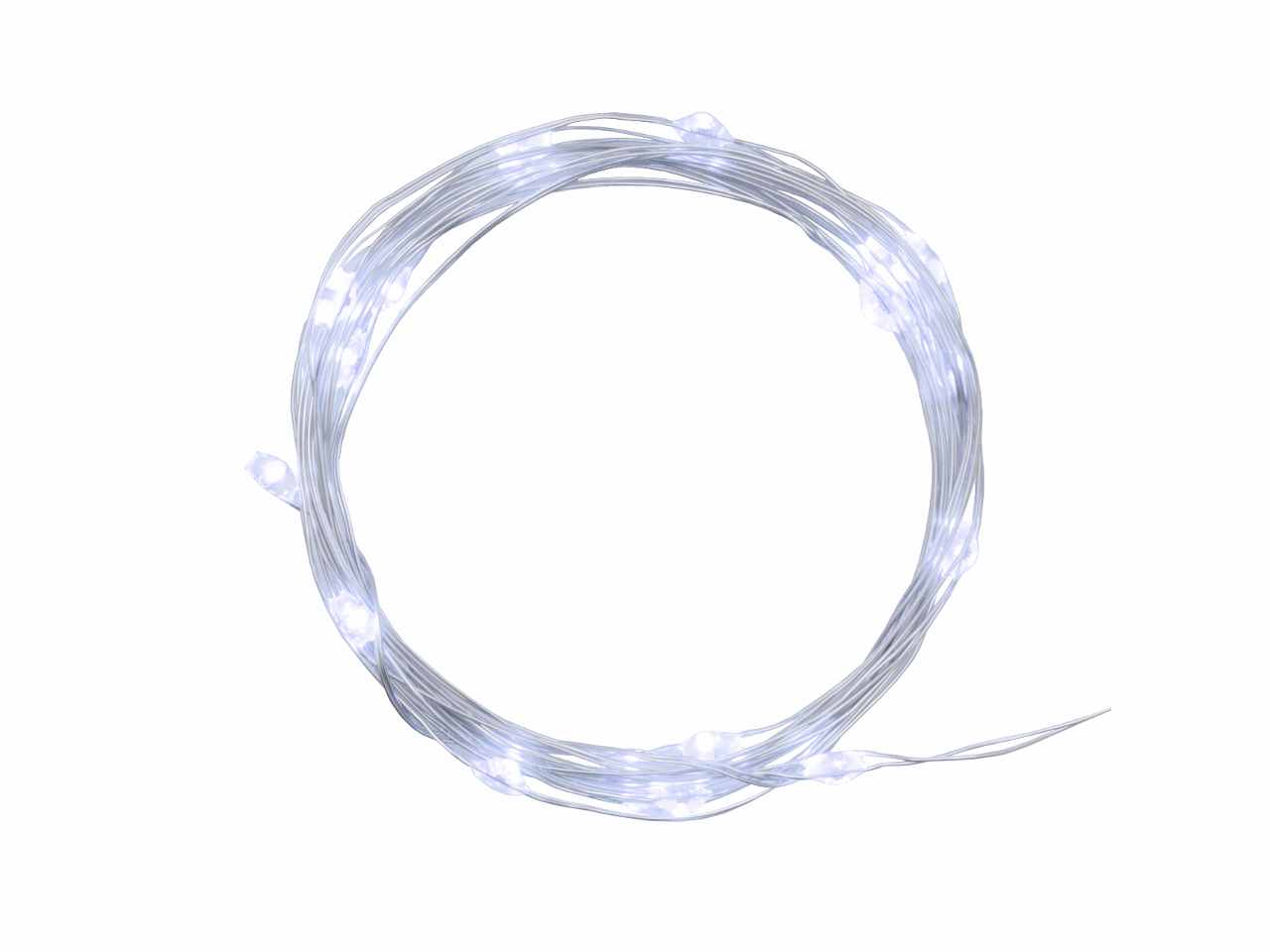 FILO MET. ARG.20MICROLED B.FREDDO FISSA BATT.65741