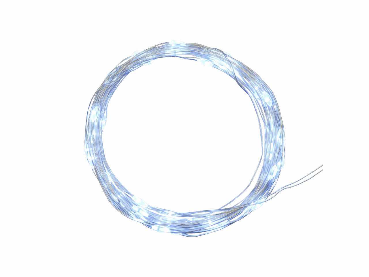 LUCI FILO METALLO 40M.LED B.FREDDO 4MT FISSA BATT. LUCI FILO METALLO 40M.LED B.FREDDO 4MT FISSA BATT.