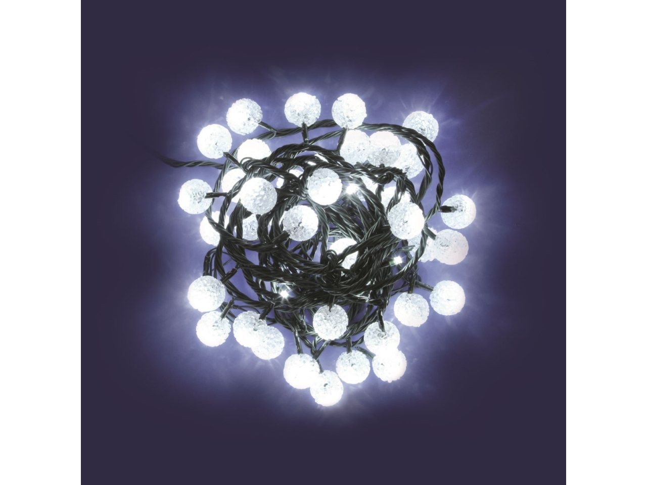 CATENA 40 MINISFERE LED BIANCO 14848