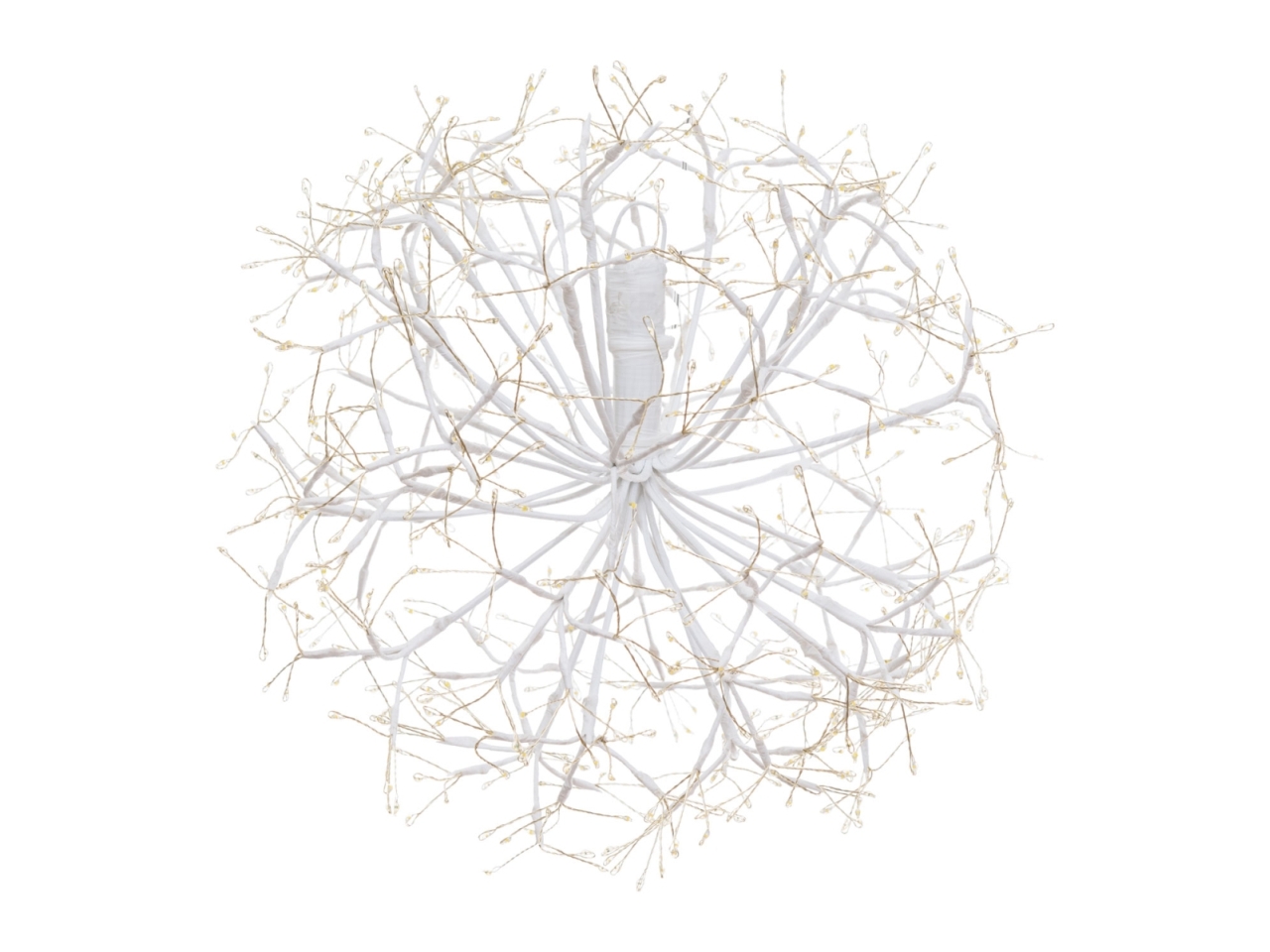 SFERA RICCIO 40CM BIANCO 576LED B.CALDO U.E.77065