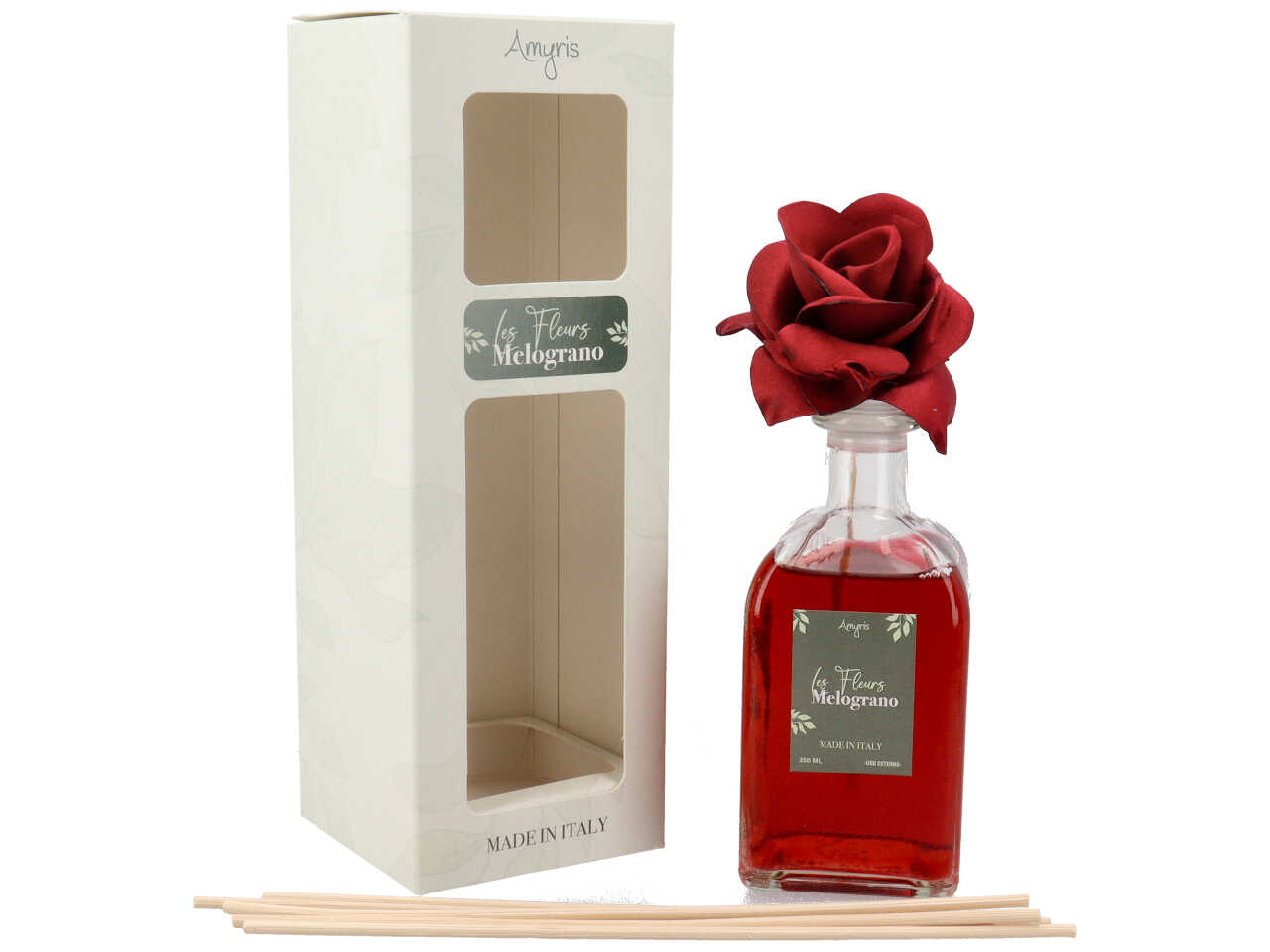 DIFFUSORE MELOGRANO CON FIORE 250ML DIFFUSORE MELOGRANO CON FIORE 250ML