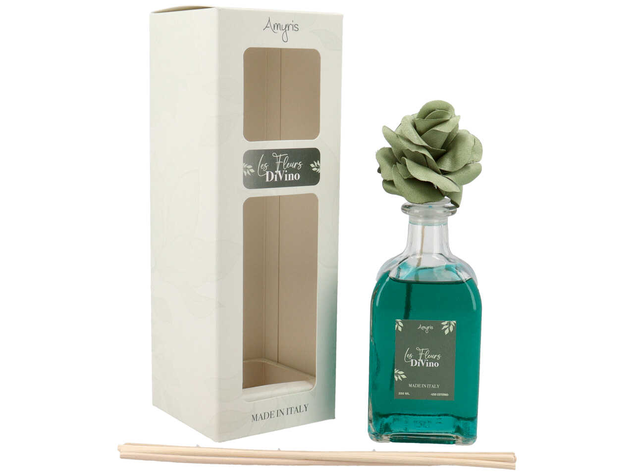 DIFFUSORE DIVINO CON FIORE 250ML DIFFUSORE DIVINO CON FIORE 250ML