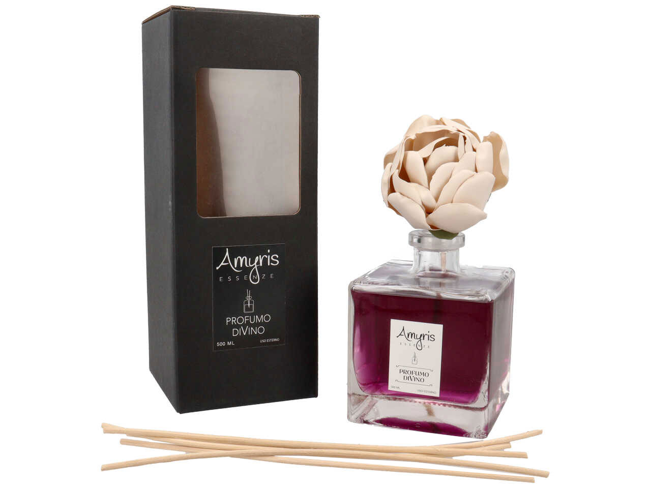 DIFF.DIVINO 500ML C/PEONIA PANNA DIFF.DIVINO 500ML C/PEONIA PANNA