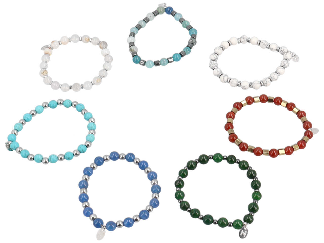 BRACCIALE UOMO PIETRA+EMATITE BU 22128