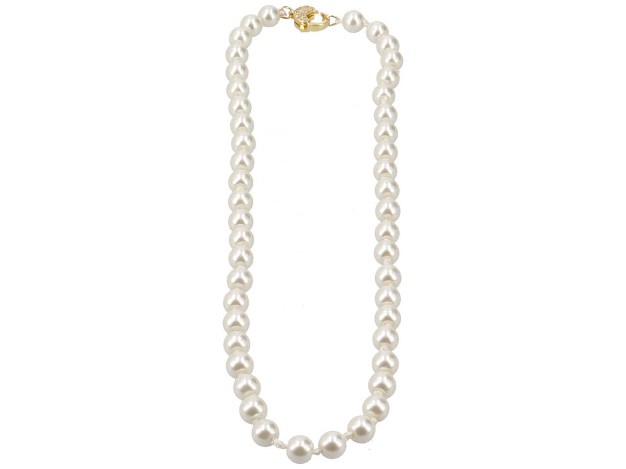 COLLANA CON PERLA IN VETRO C 10594-B-45