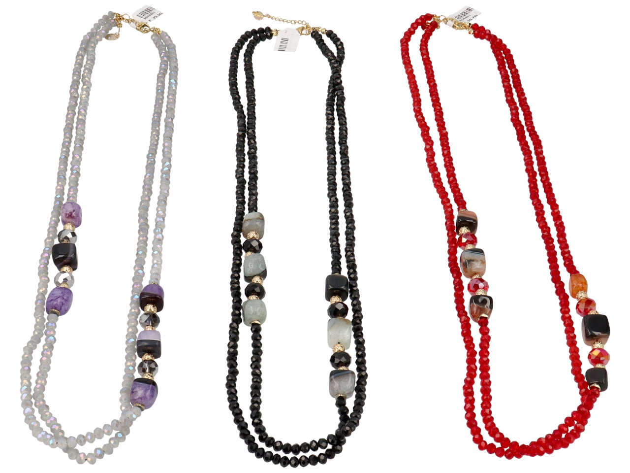 COLLANA CRISTA. PIETRA EMATITE C 23382