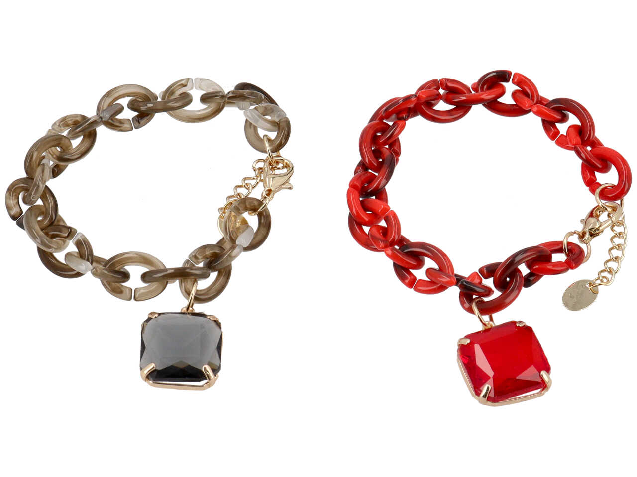 BRACCIALE RESINA METALLO CRIST. B 23556