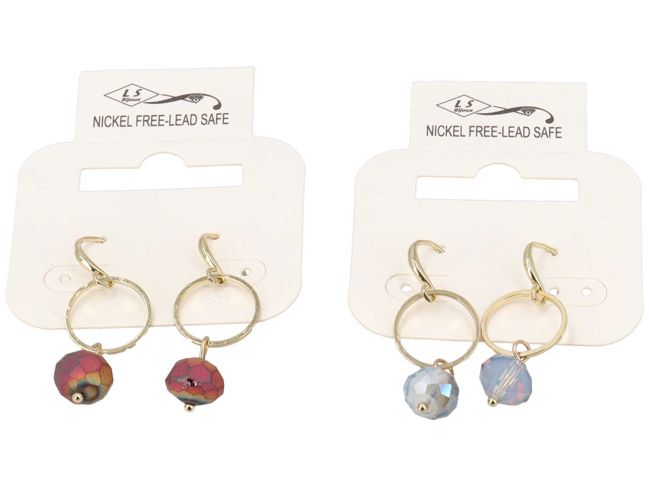 ORECCHINI METALLO CRISTALLO O 23395