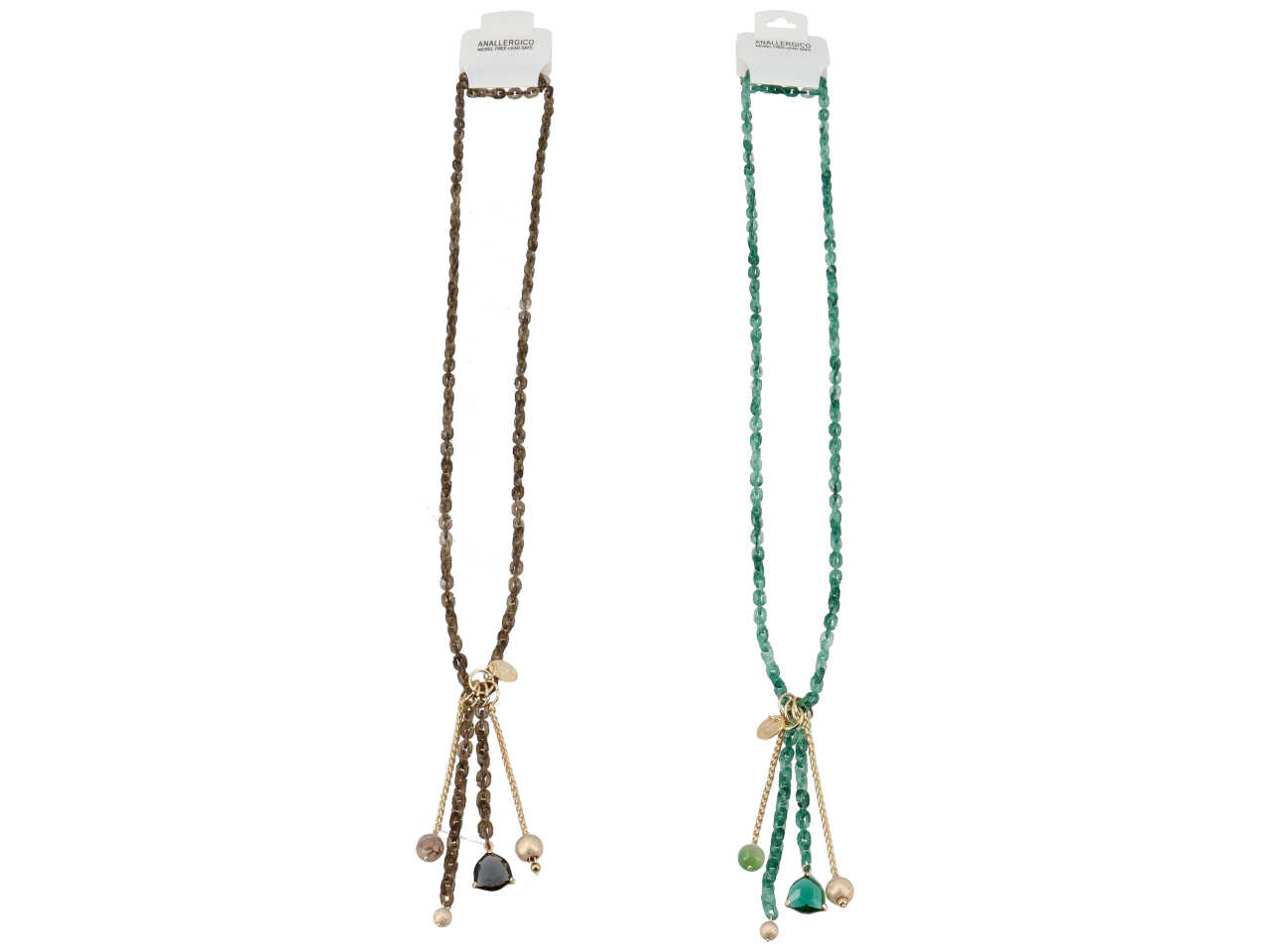 COLLANA RESINA MET.CRIST.PIETRA C 23560