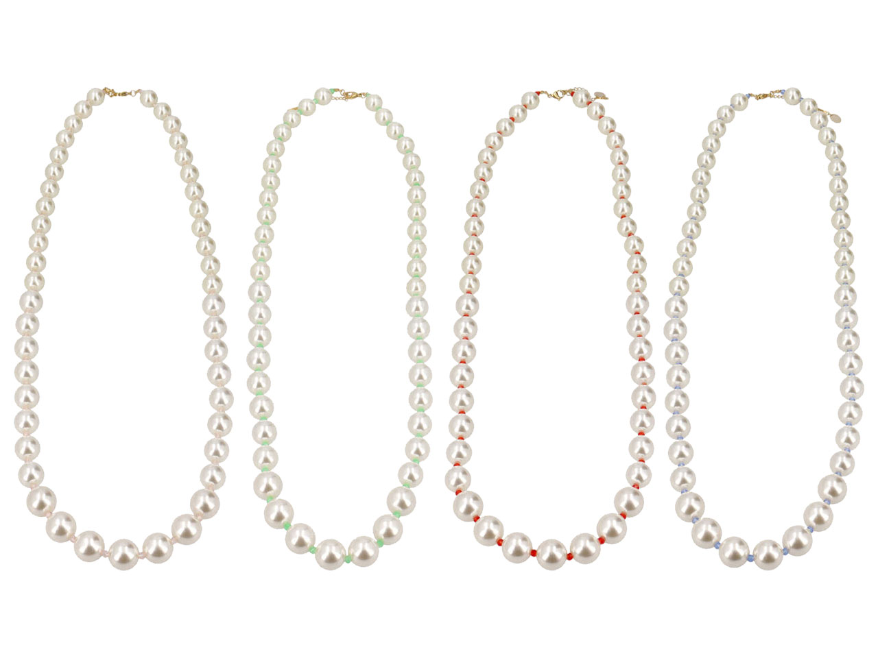 COLLANA PERLA ACRILICO+CRIST. C 24090