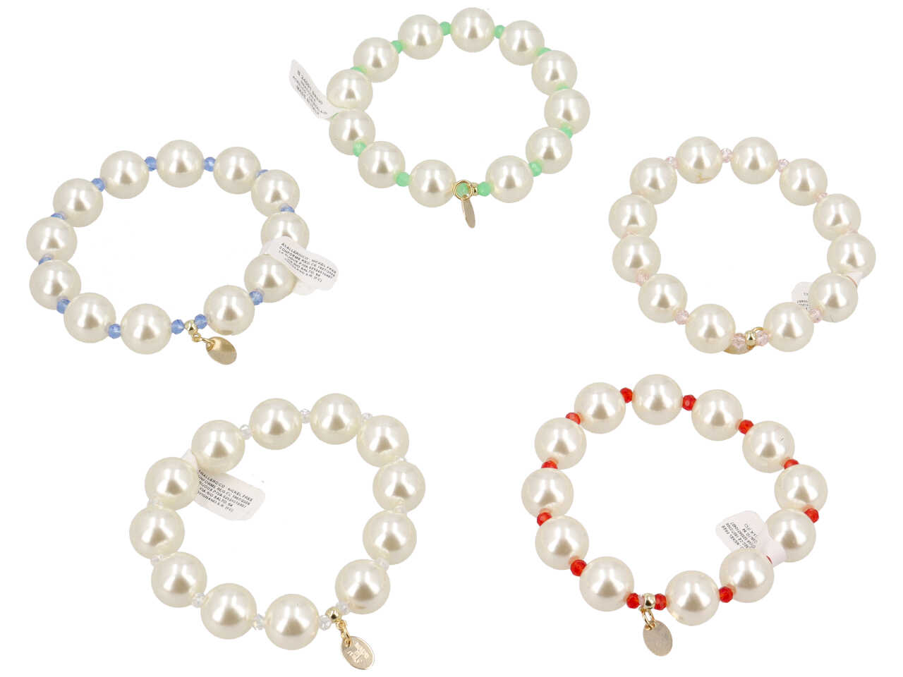 BRACCIALE PERLA ACRILICO+CRIST. B 24091