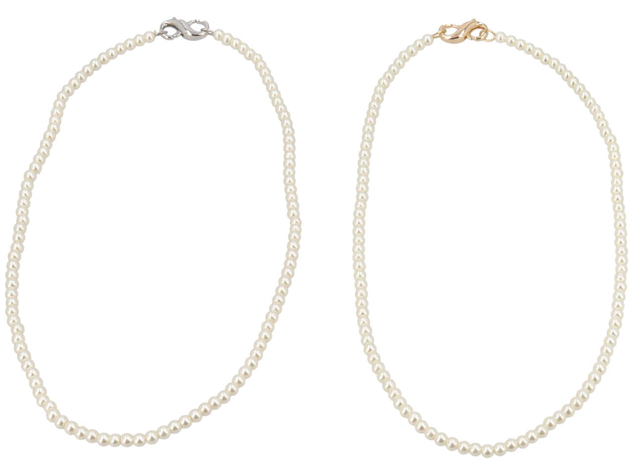 COLLANA PERLA VETRO C 10796-4*40
