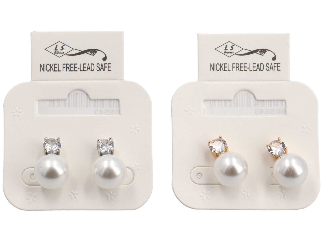 ORECCHINO METALLO+VETRO 12MM O 59865-12 ORECCHINO METALLO+VETRO 12MM O 59865-12