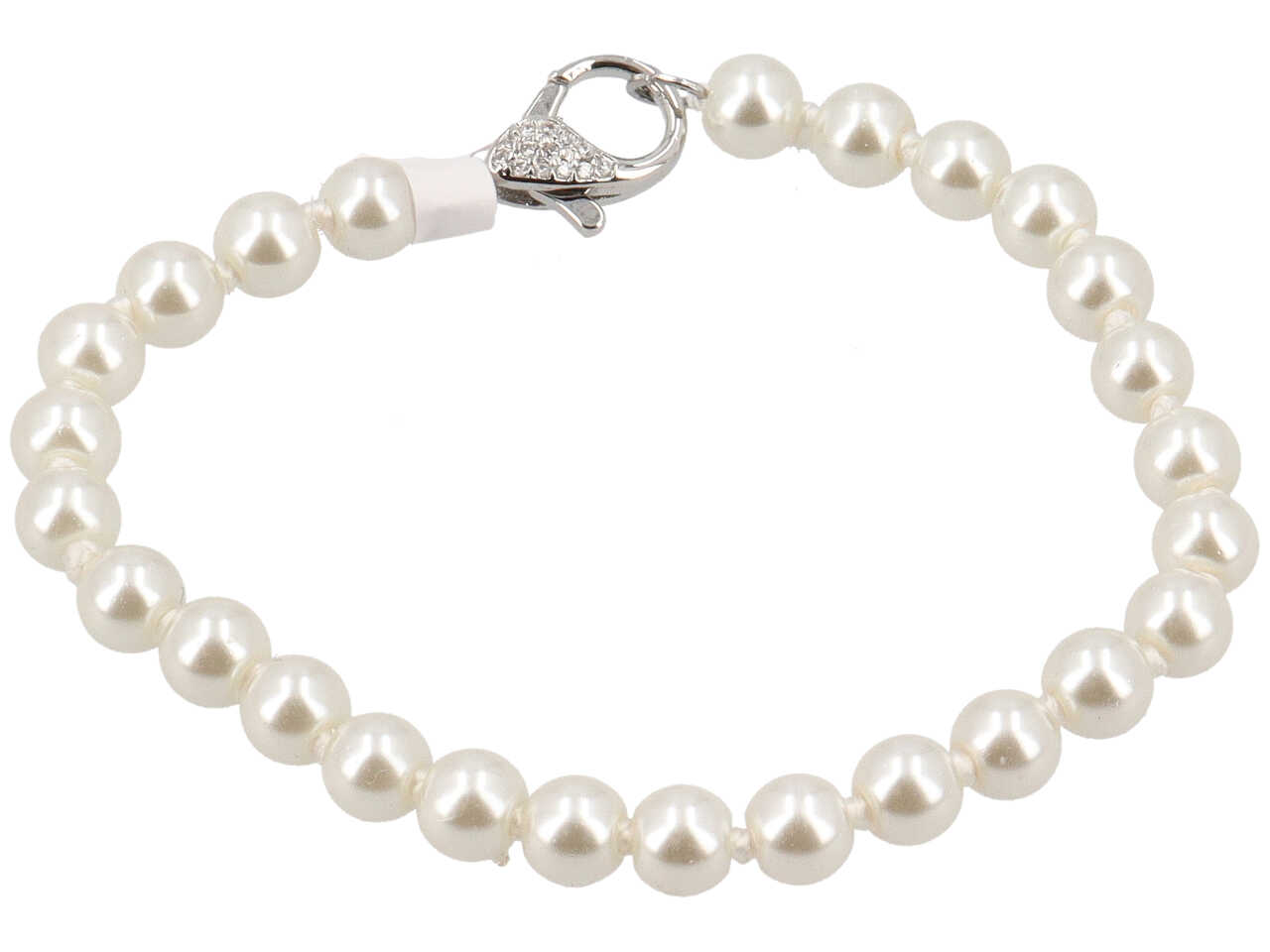 BRACCIALE CON PERLA, CHIUS.RAME B 11302