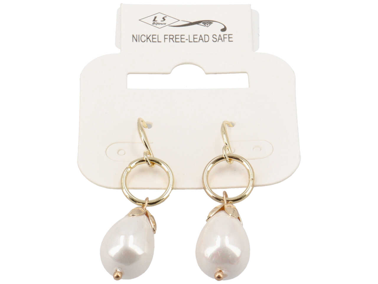 ORECCHINO OTTONE+RAME+PERLA O 24383 ORECCHINO OTTONE+RAME+PERLA O 24383