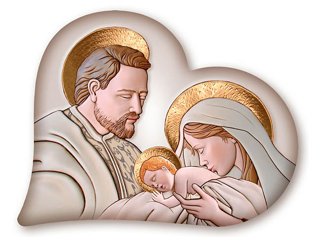 QUADRO CUORE S.FAMIGLIA 50X65CM 07859 QUADRO CUORE S.FAMIGLIA 50X65CM 07859