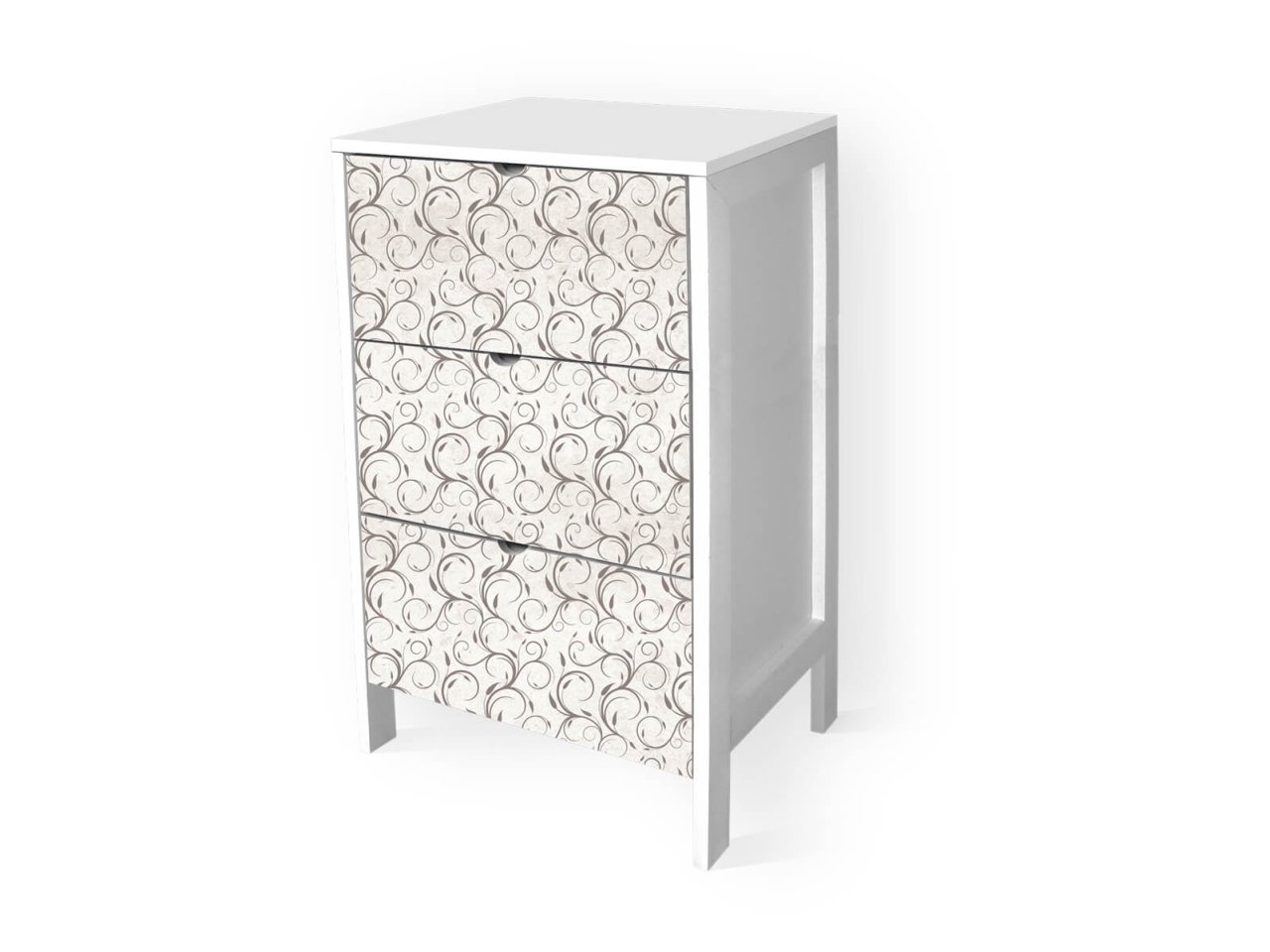 MOBILE ITALY BIANCO 3 CASSETTI 17084