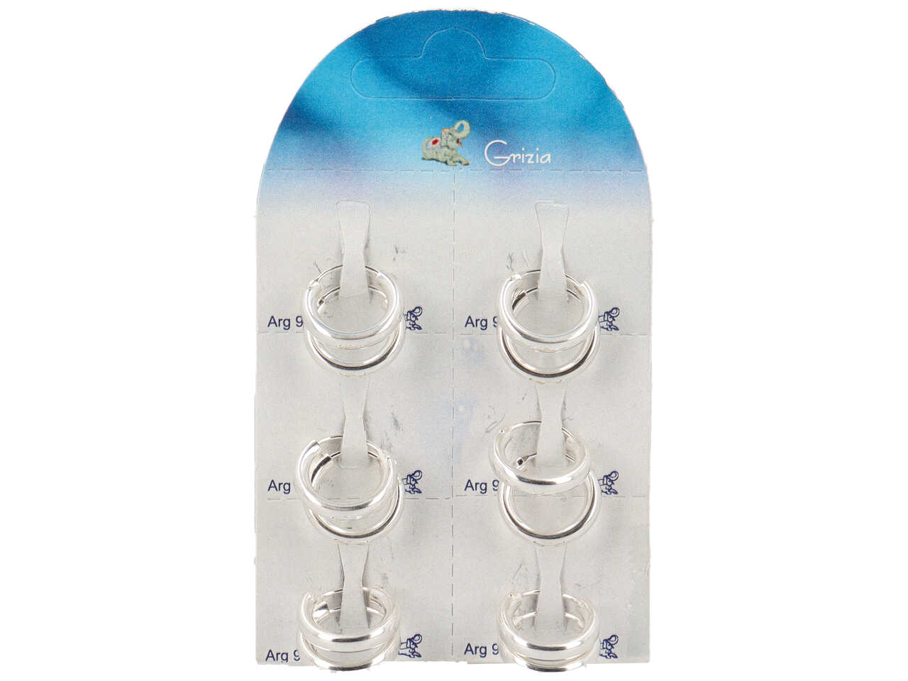 CERCHIETTI ARGENTO 3X16MM 12PZ OR0614