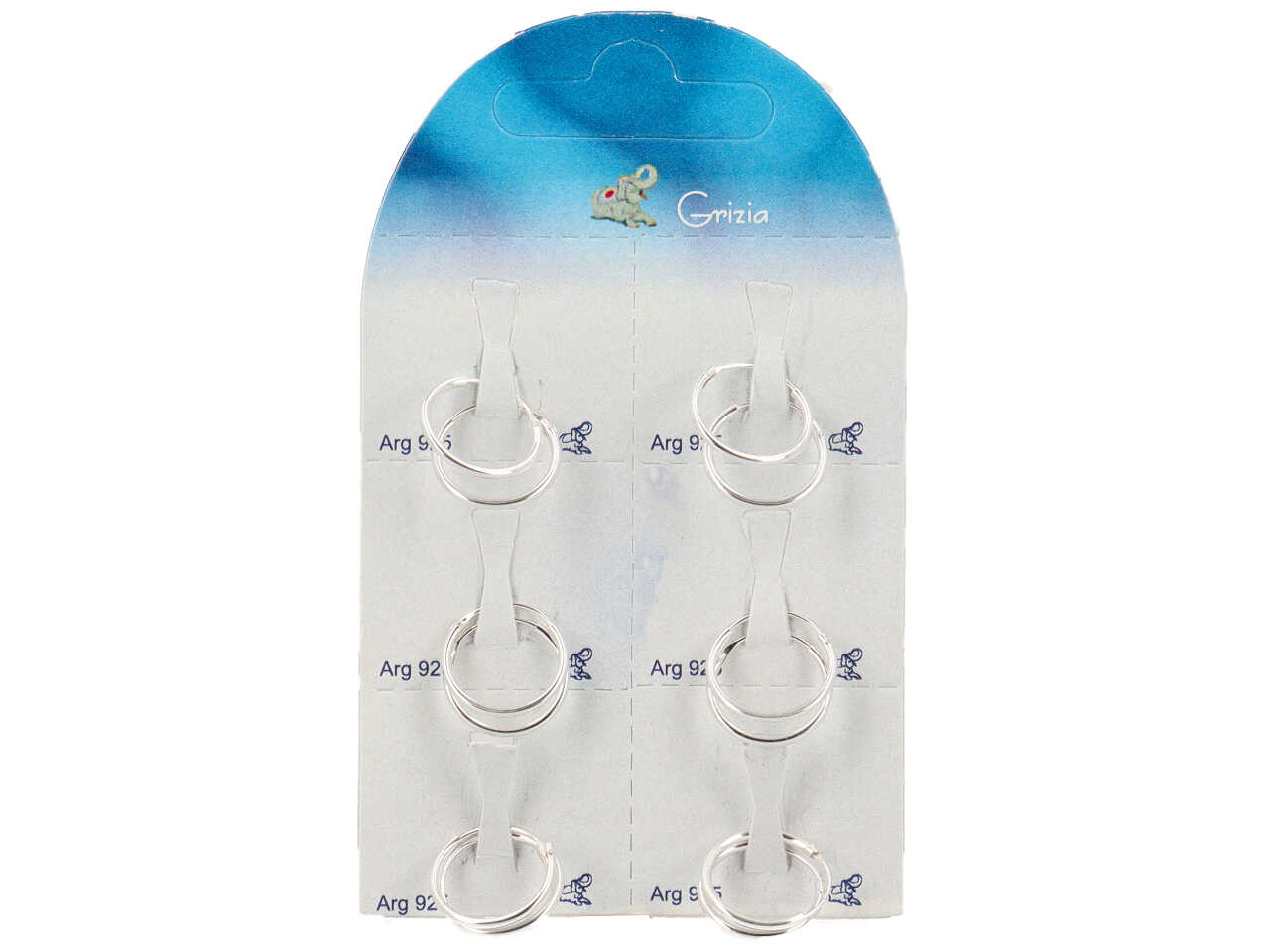 CERCHIETTI ARGENTO 1,2X14MM 12PZ OR0527