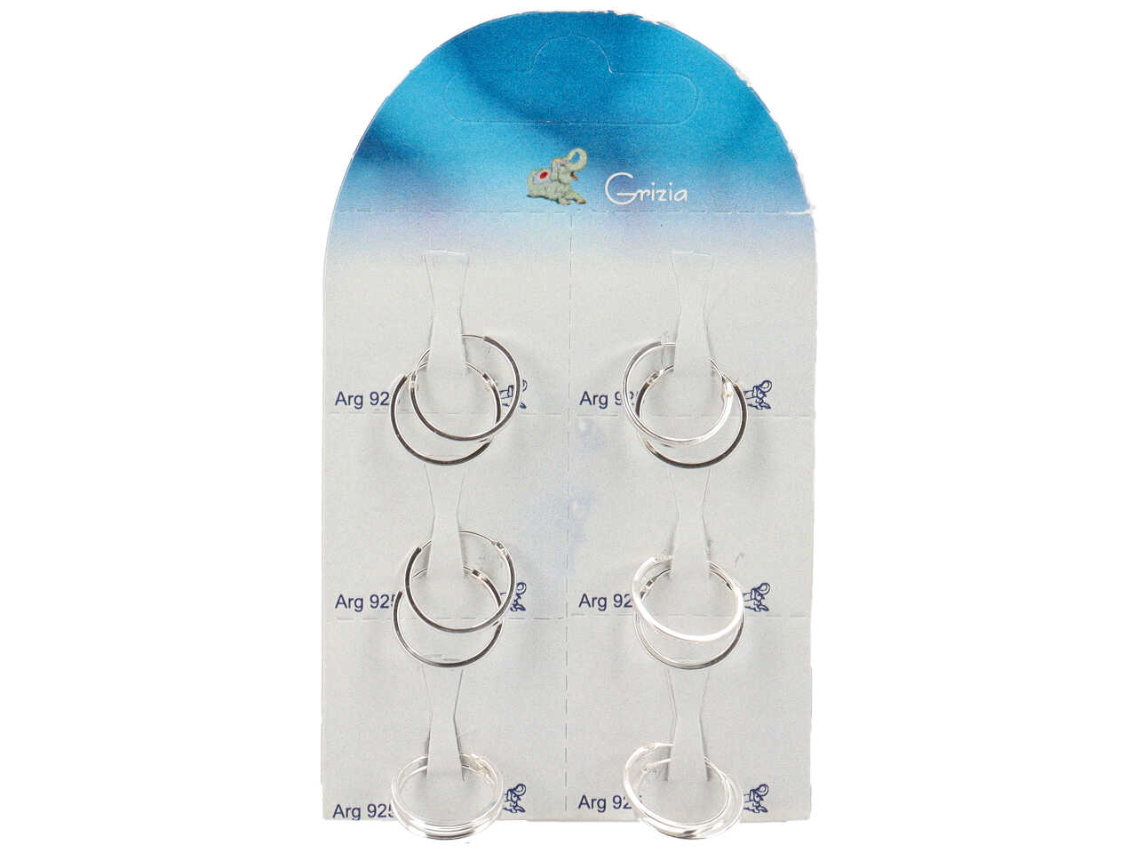 CERCHIETTI ARGENTO 1,2X14MM 12PZ OR0525 CERCHIETTI ARGENTO 1,2X14MM 12PZ OR0525