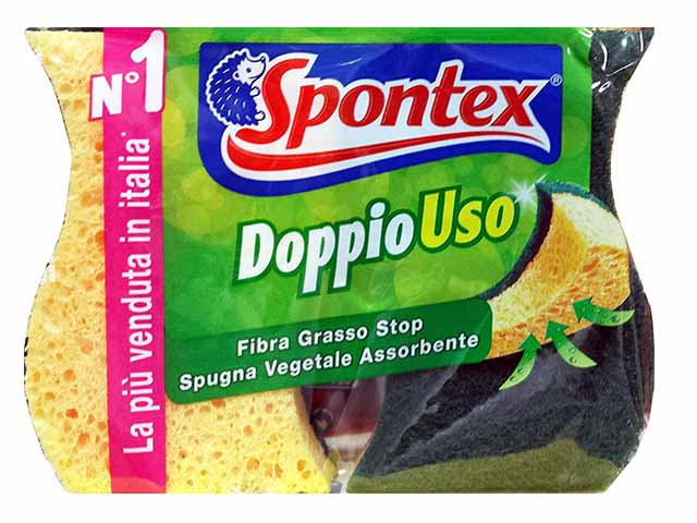 SPONTEX DOPPIOUSO SPUGNA X2 19600520