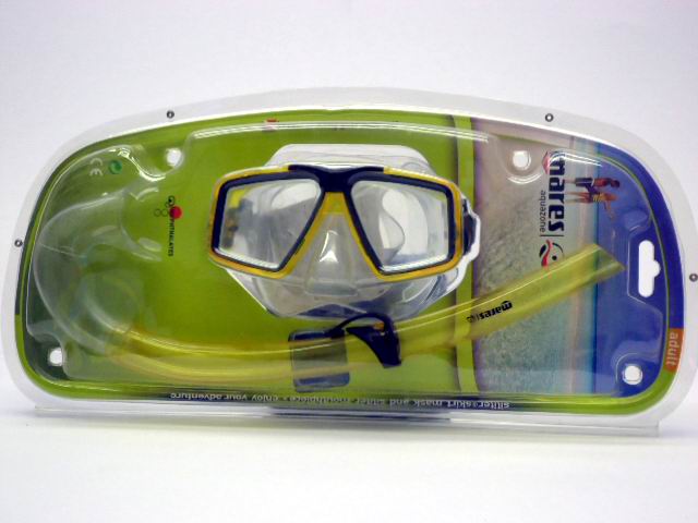 MASCHERA E BOCCAGLIO COMBO STARFISH NERO411740