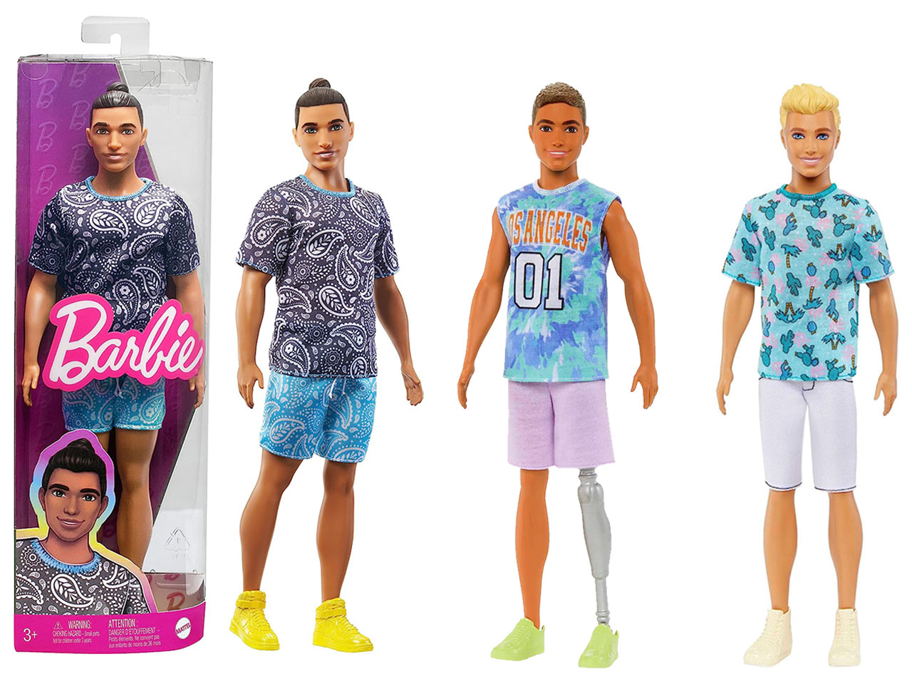 BARBIE FASHIONISTAS KEN DWK44-0