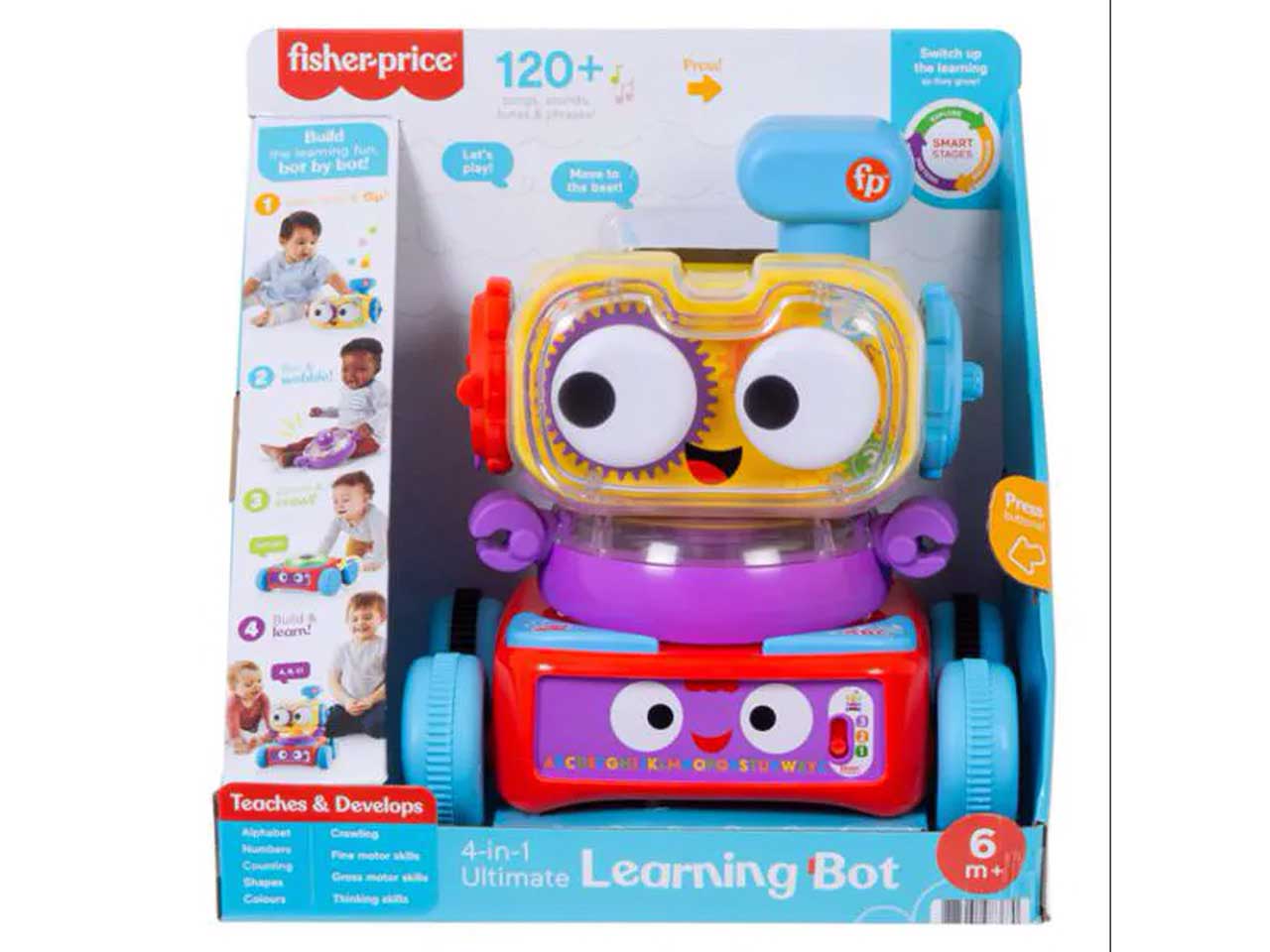 FISHER-PRICE TINO-ROBOTTINO 4-IN-1 HDJ16
