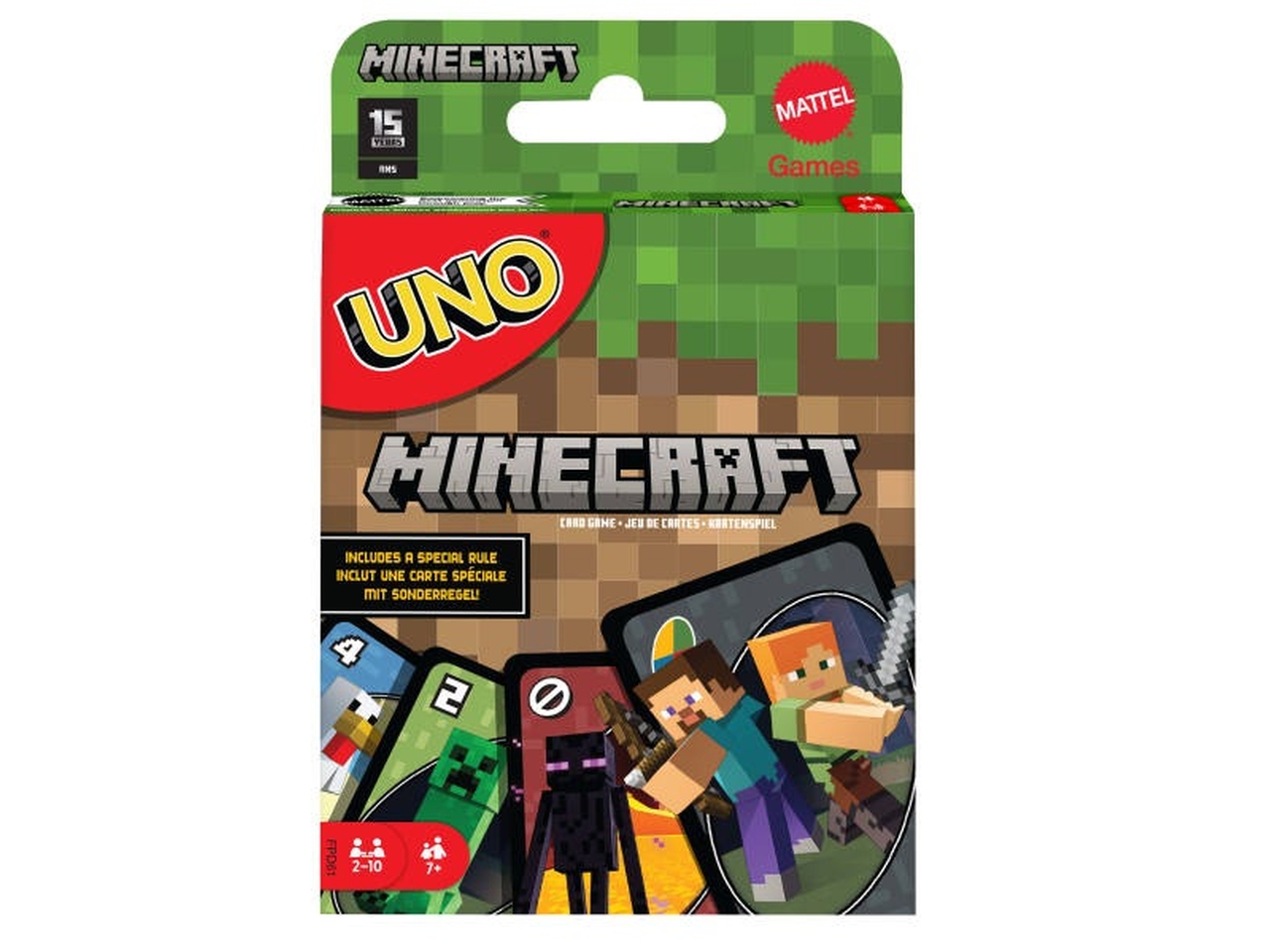 GIOCO UNO LICENSED MINECRAFT FPD61-9568