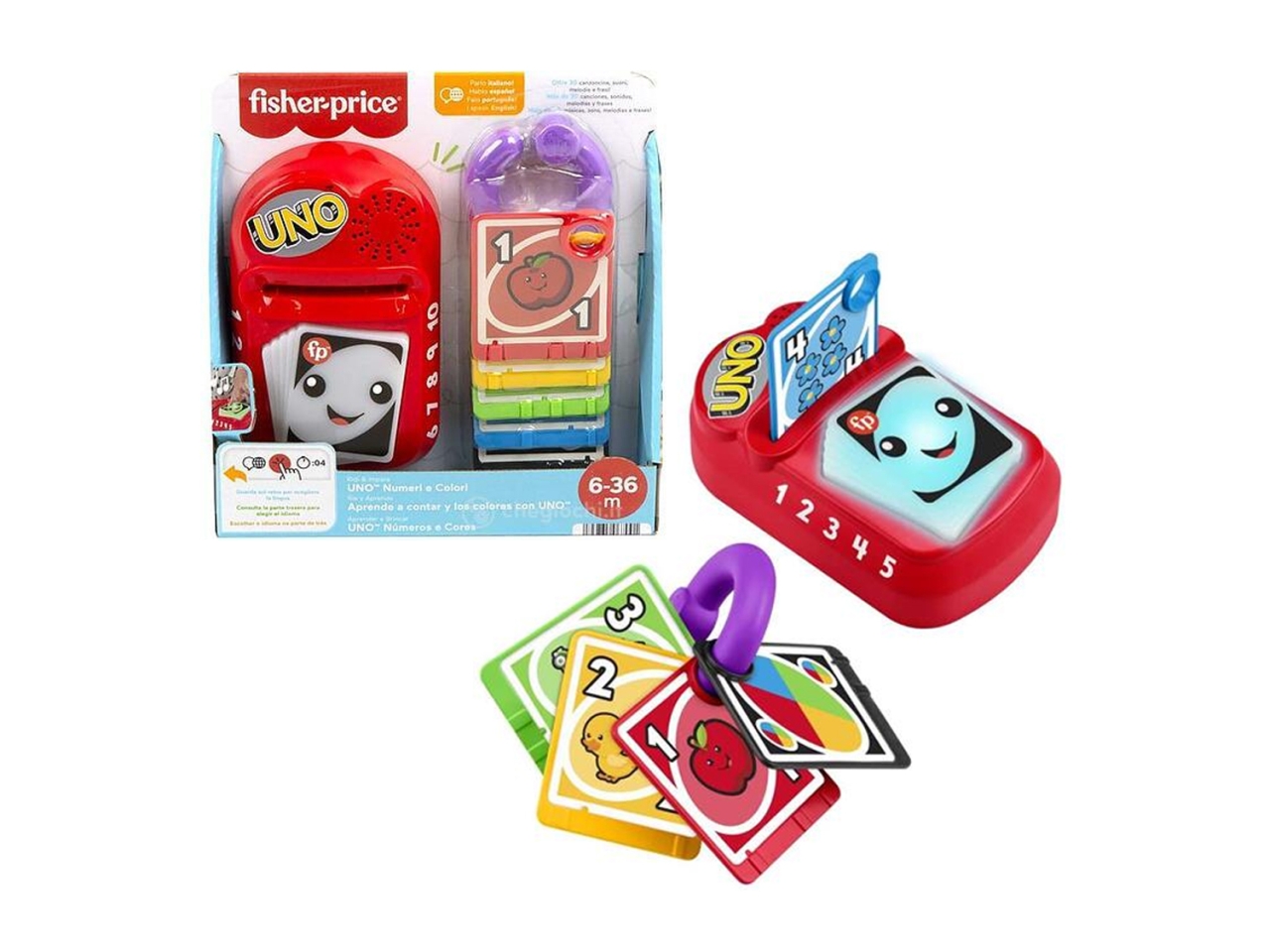 UNO NUMERI+COLORI FISHERPRICE MTTHHG94