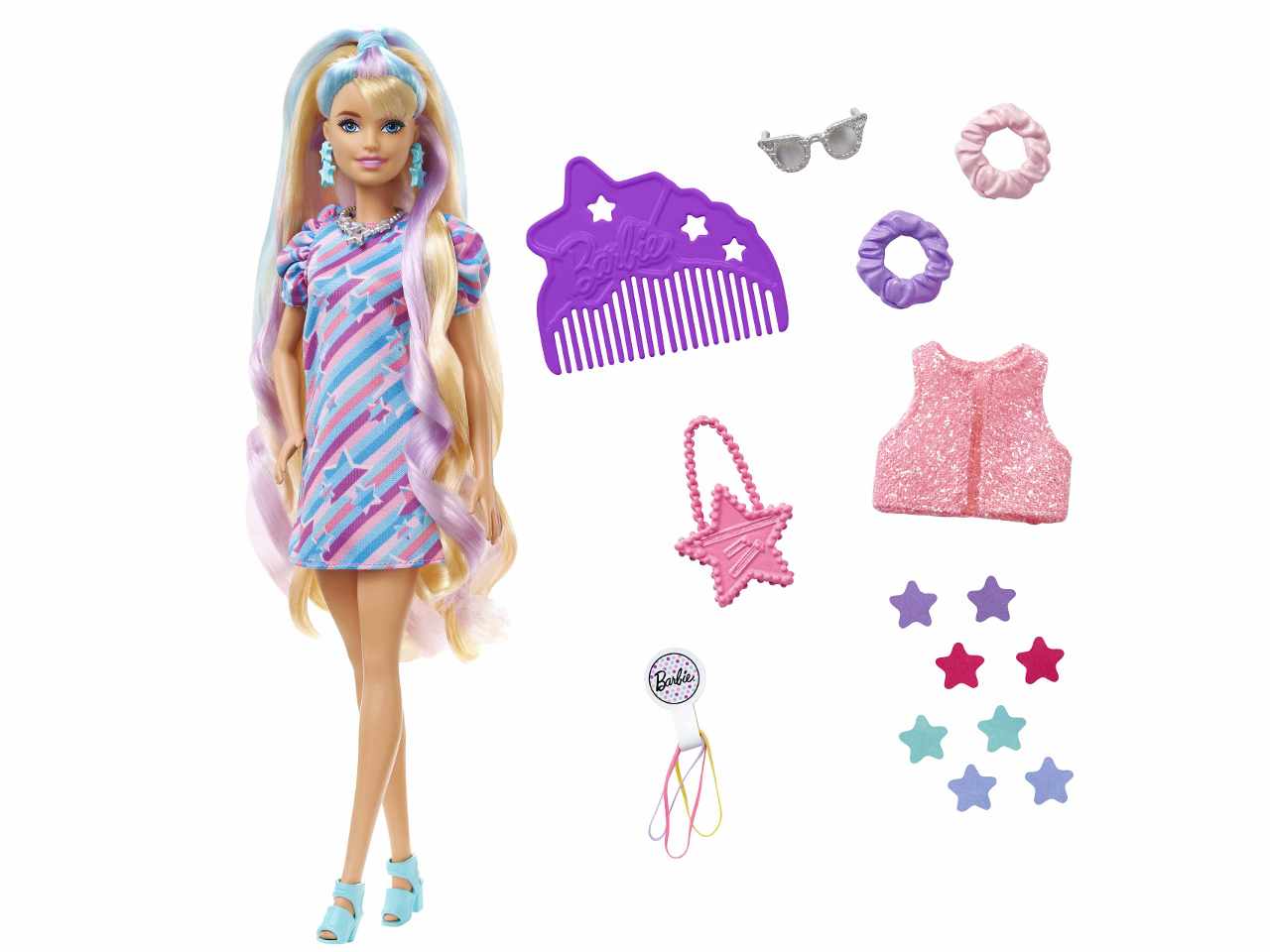 BARBIE TOTALLY HAIR BLONDIE  HCM88-0$