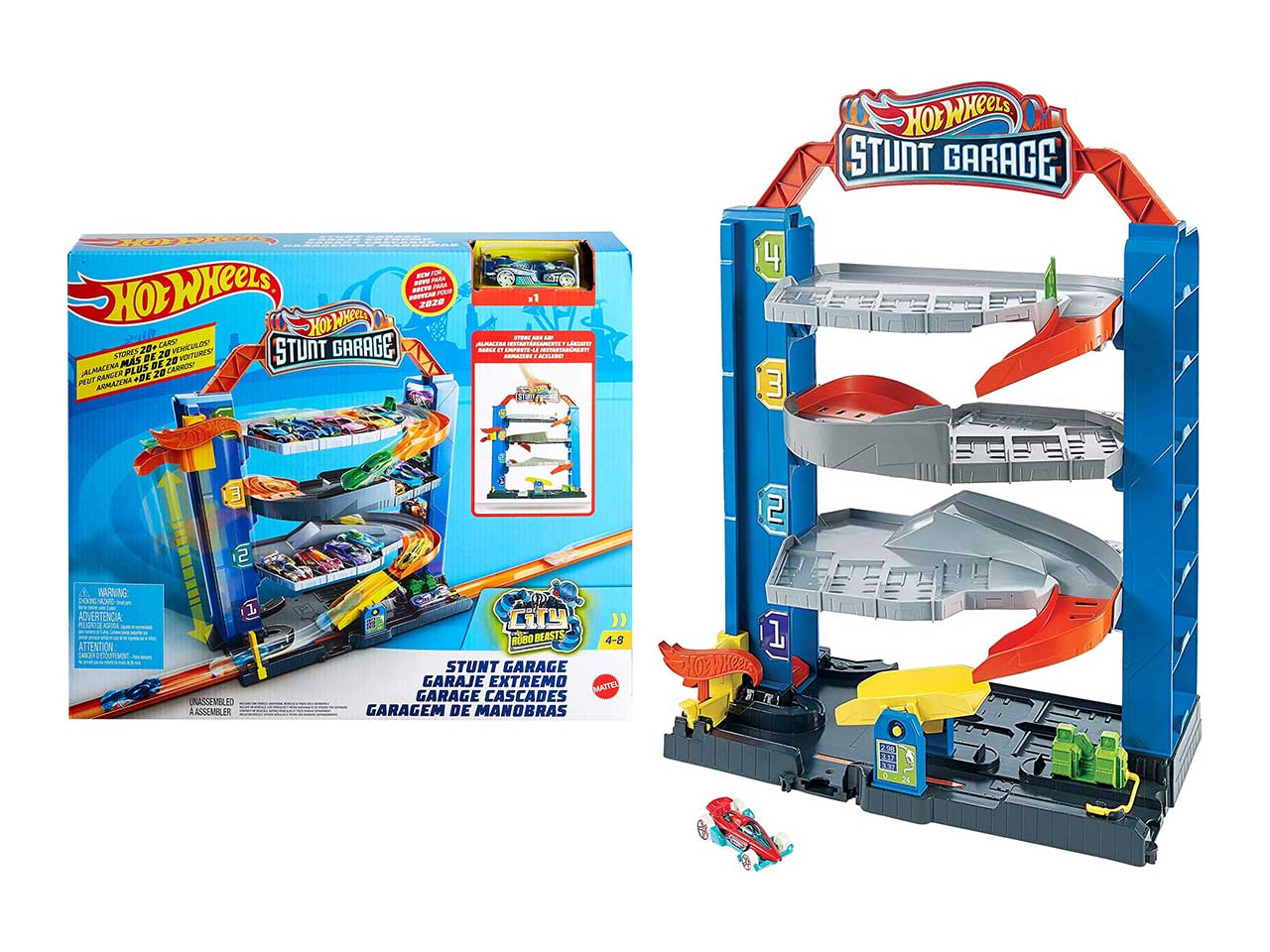 HOT WHHELS CITY GARAGE ACROBAZIE GNL70$