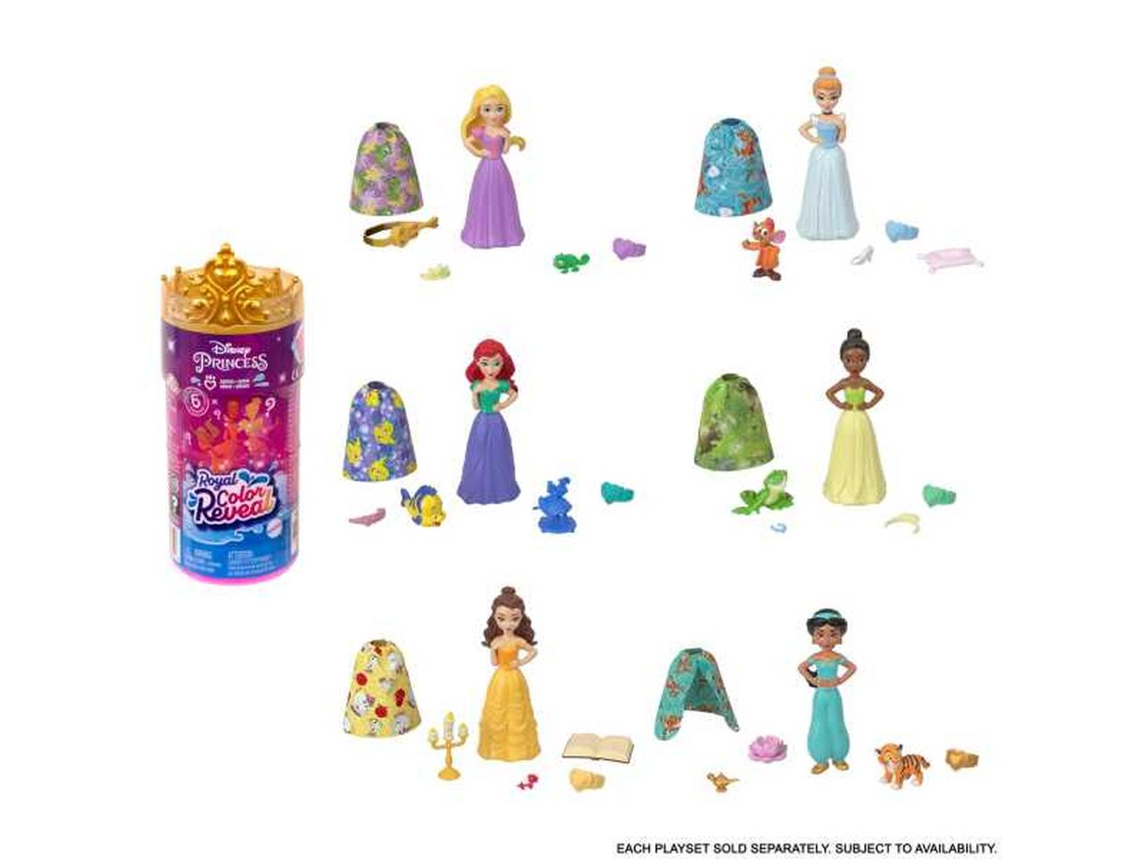 DISNEY PRINCESS ROYAL COLOR REV HMB69-0