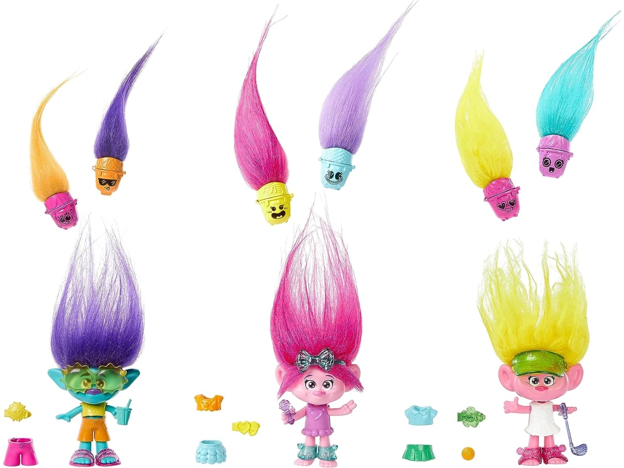TROLLS HAIR POPS SURPRISE HNF02