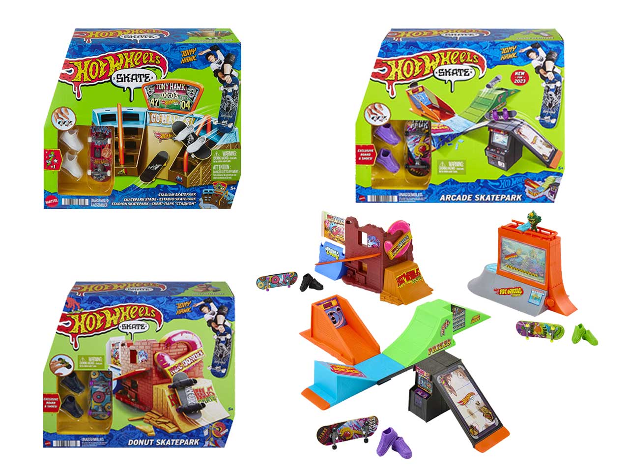 HOT WHEELS SKATE SET ACROBAZIE HGT91-0 HOT WHEELS SKATE SET ACROBAZIE HGT91-0