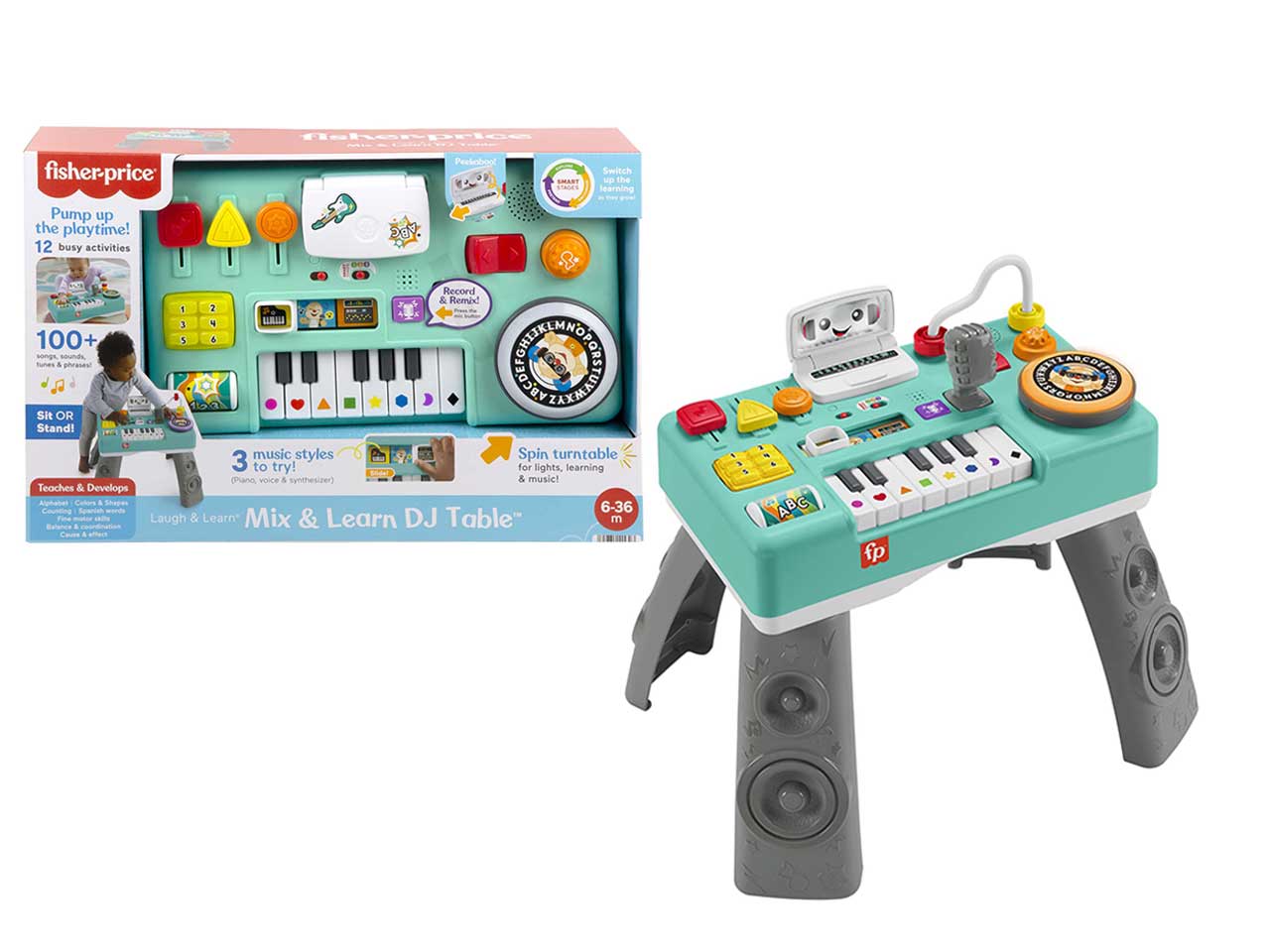 FISHER-PRICE TAVOLINO DJ MUSICA HRB60-0