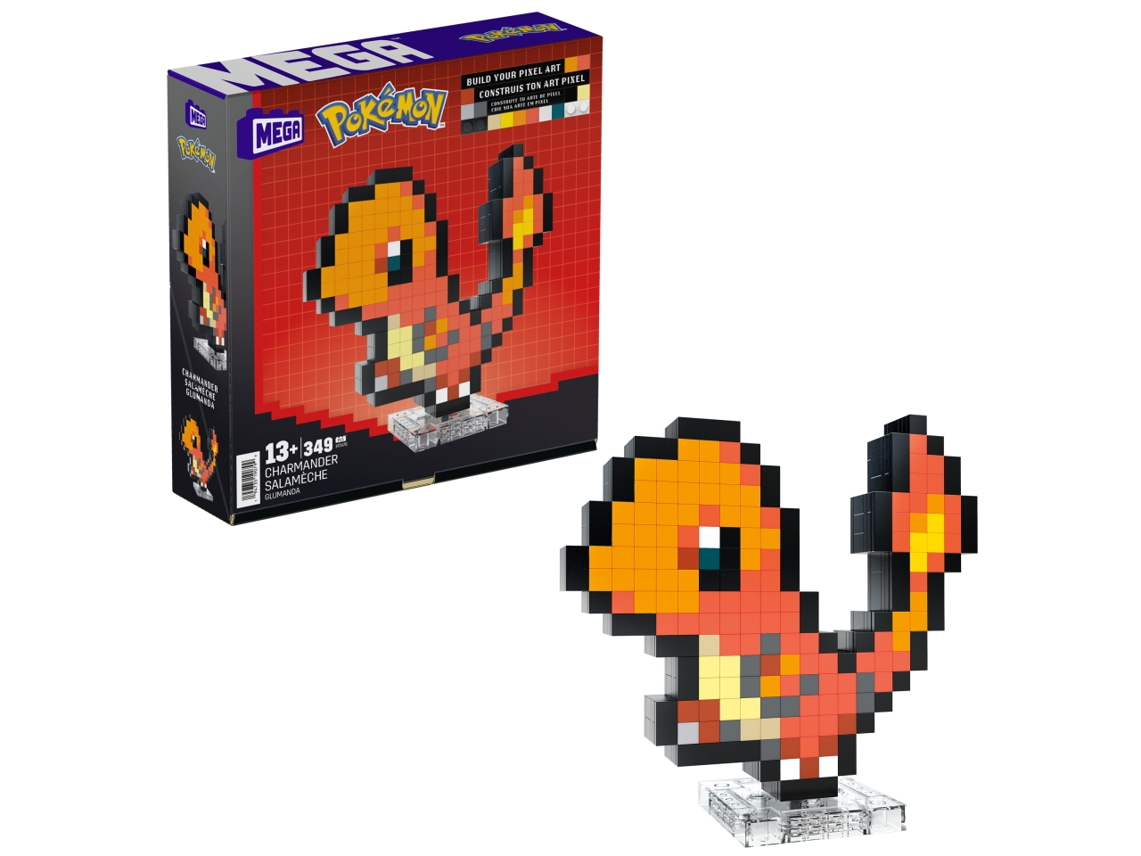 POKEMON PIXEL ART – CHARMANDER HTH76-0 POKEMON PIXEL ART – CHARMANDER HTH76-0