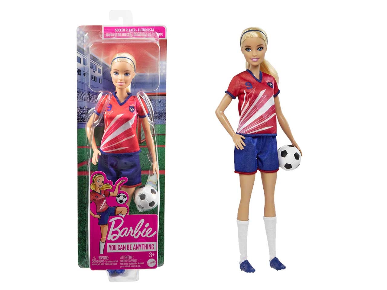 BARBIE CALCIATRICE 3 HCN17-0