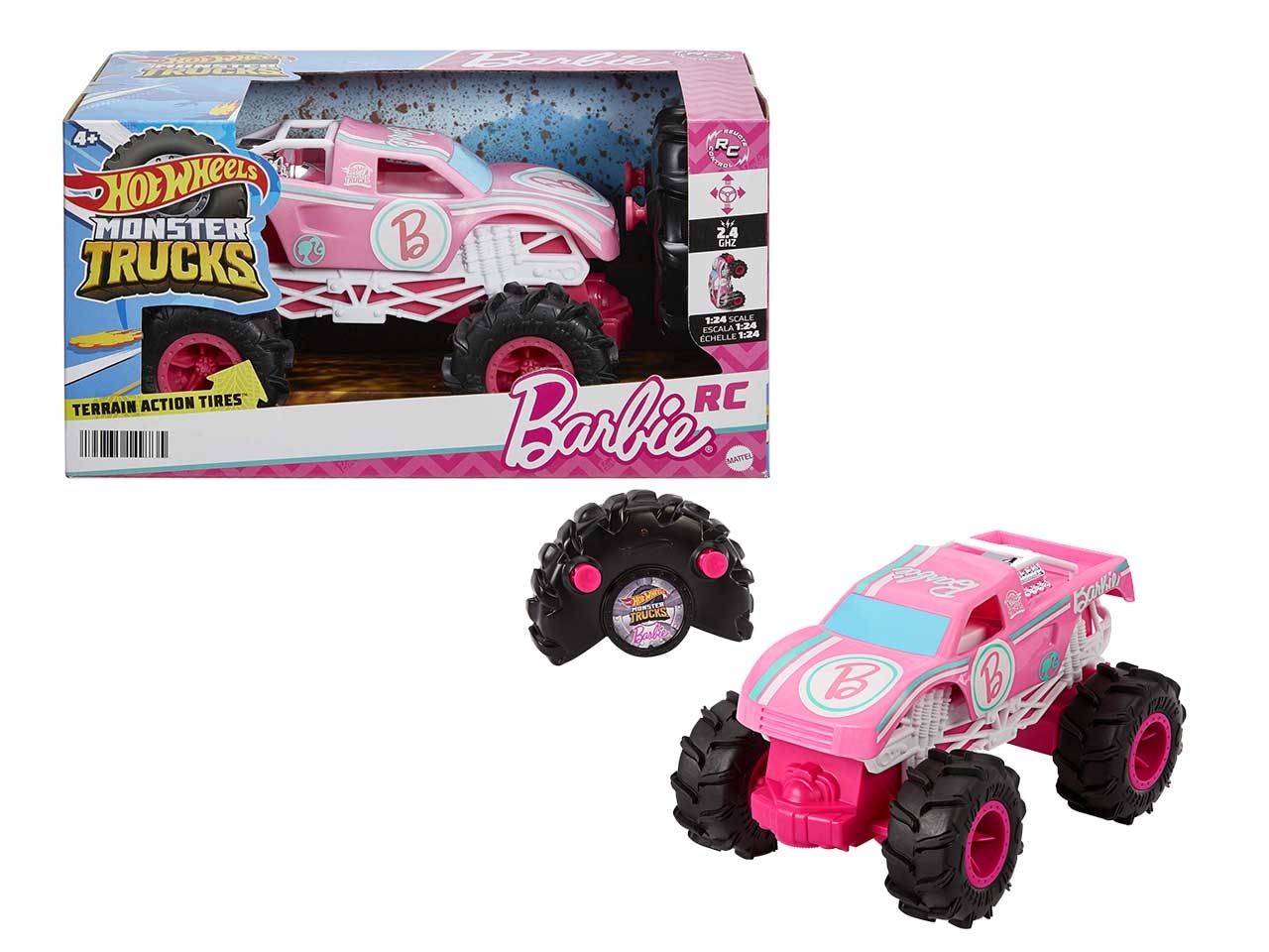HOTWHEELS R/C TRUCK BARBIE HNV02-0