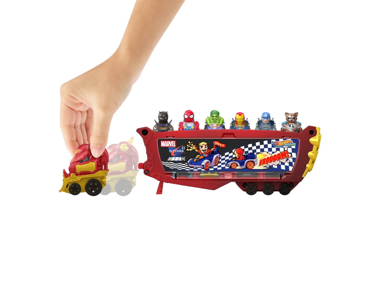 HOTWHEELS MARVEL IRONMAN HAULER HRY02-0 HOTWHEELS MARVEL IRONMAN HAULER HRY02-0