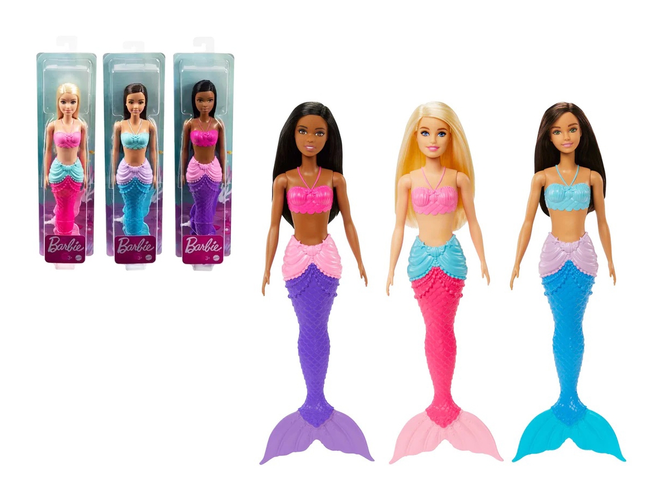 BARBIE DREAMTOPIA SIRENA 3PZ R7220