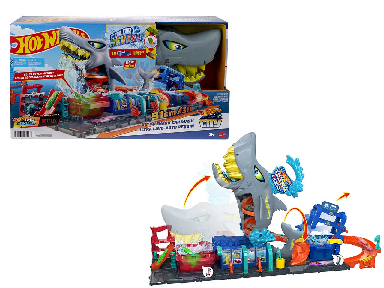 HOT WHEELS CITY AUTOL.MEGA SQUALO HTN82-0