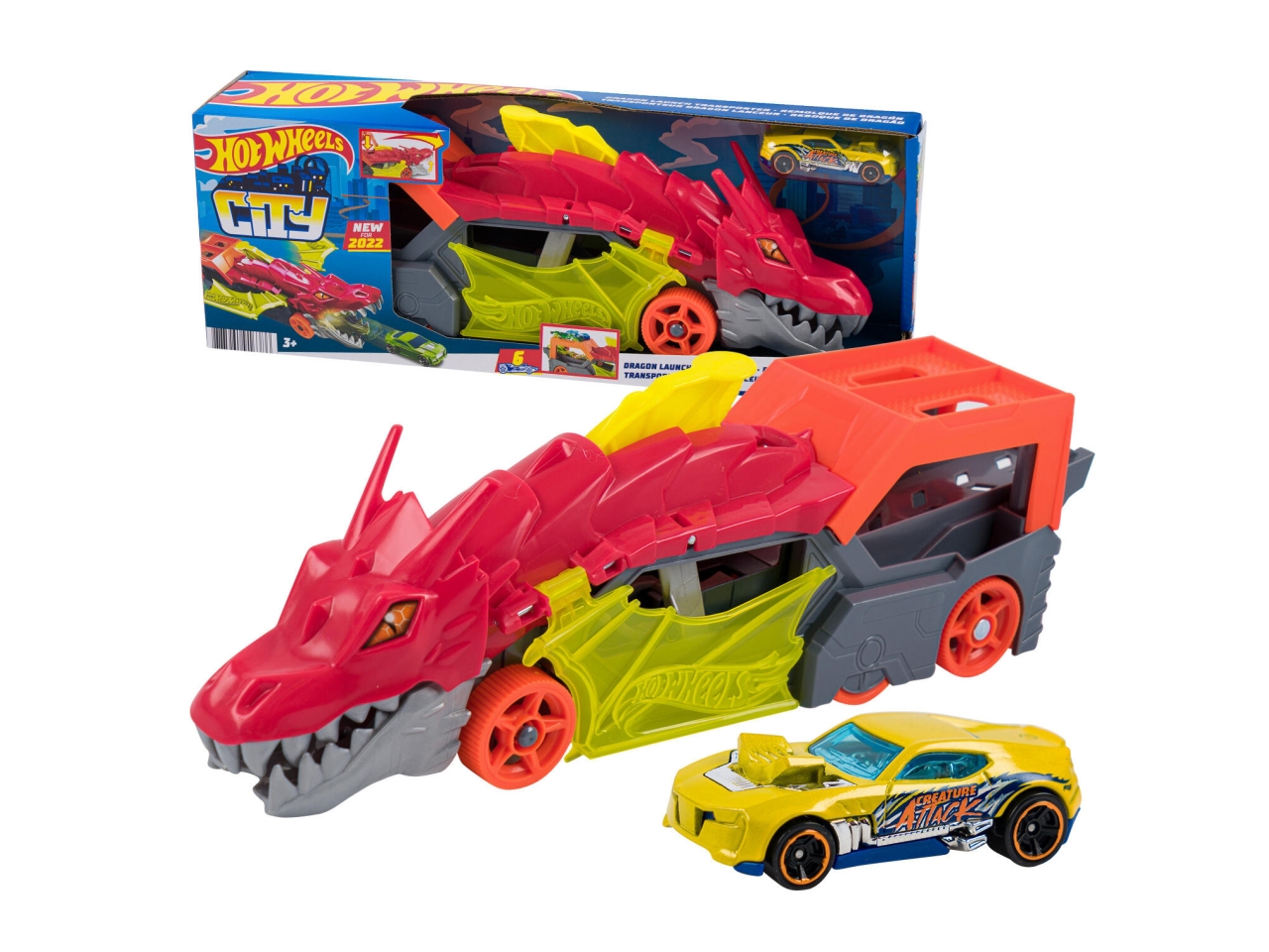 HOT WHEELS TRASPORTATORE DRAGO GTK42