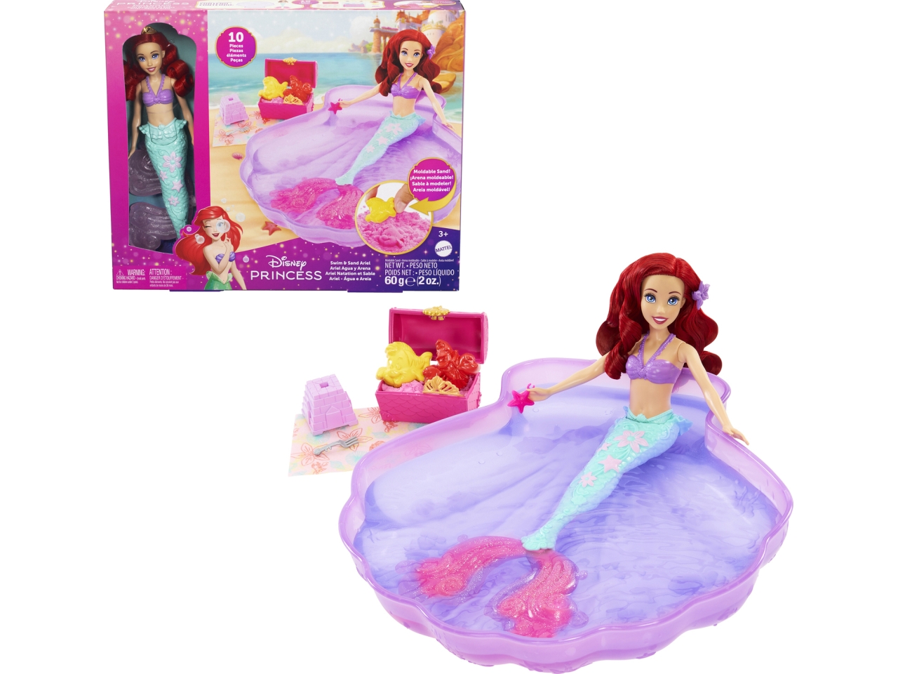 DISNEY PRINCESS ARIEL PLAYSET HWB39