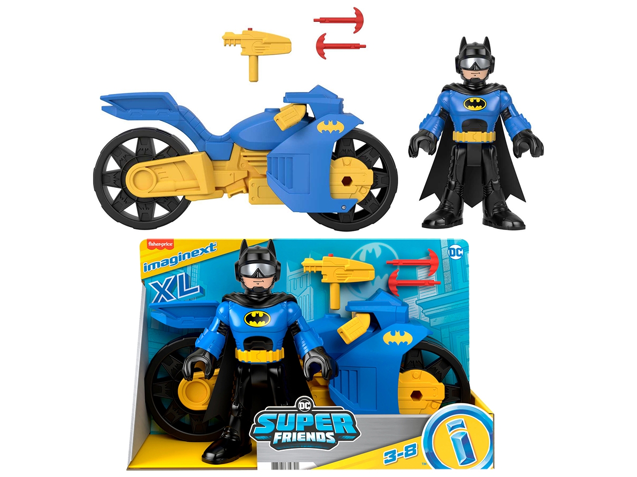 IMAGINEXT DC SUPERFRIENDS BATCYLE HNM32