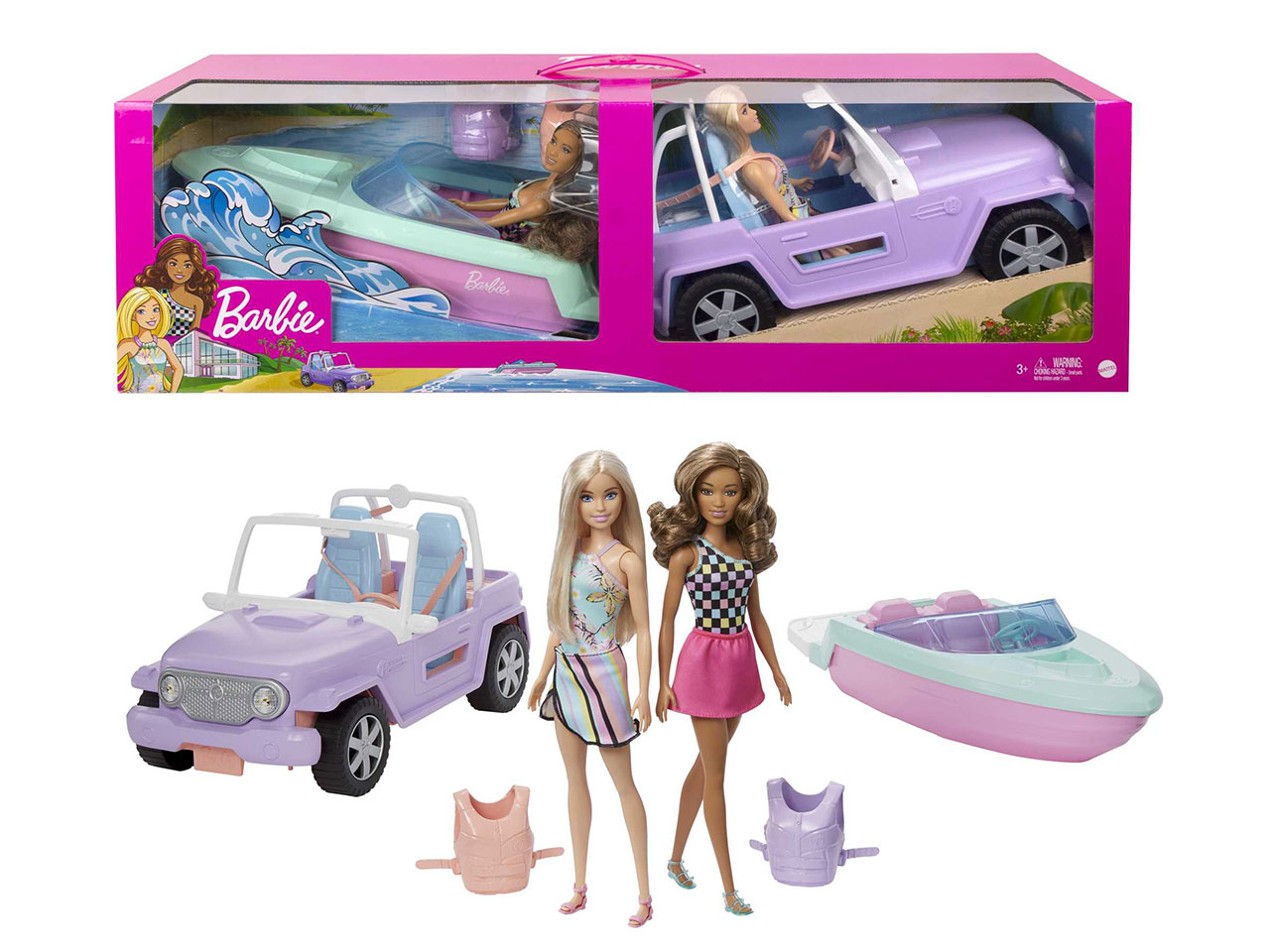 BARBIE DOLLS AND VEHICLES GXD66