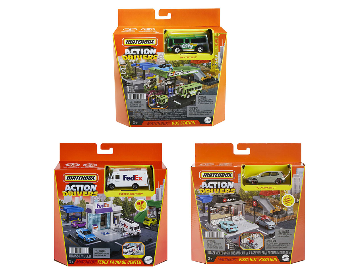 MATCHBOX PLAYSET BASE ASSORTITO HJT89